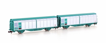 Hobbytrain H24682 - N - 2-tlg. Set Schiebewandwagen, ex FS, SNCF, Ep. V-VI